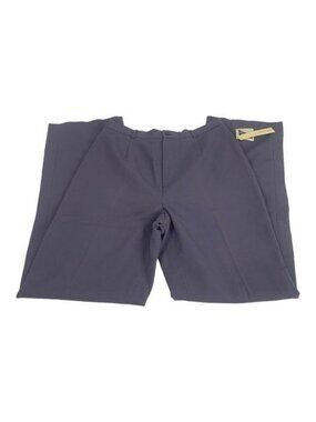 Amanda Smith Womens Purple Dress Pants Size 12 Slim Fit Polyester Blend Comfort